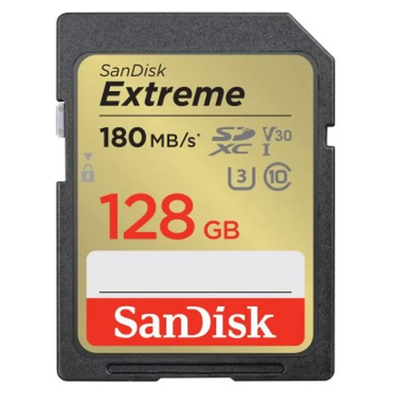 Sandisk Stockages & Lecteurs | Stockages & Lecteurs-SD EXTREME 128GB 180/90MB/S V30
