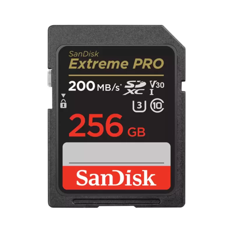 Sandisk Stockages & Lecteurs | Stockages & Lecteurs-SD EXTREME PRO 256GB 200/90MB/S V30