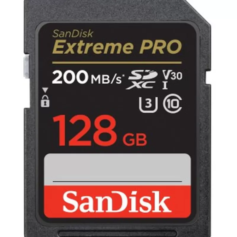 Sandisk Stockages & Lecteurs | Stockages & Lecteurs-SD EXTREME PRO 128GB 200/90MB/S V30