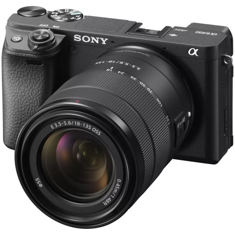 Sony Appareils Photo Hybrides-ALPHA 6400 + 18-135 mm f/3,5-5,6 (NOIR) - Panajou