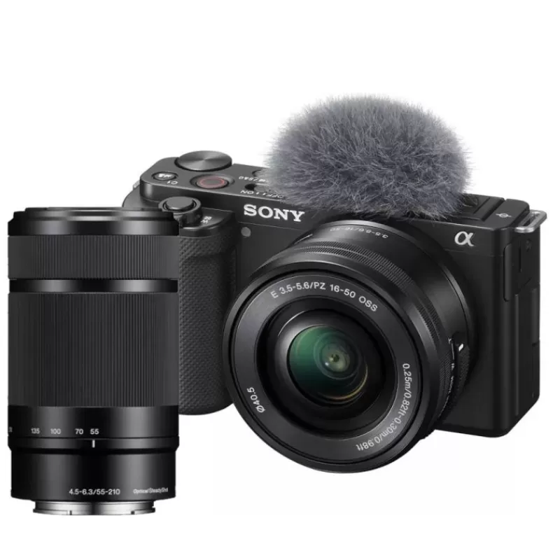 Sony Appareils Photo Hybrides-ZV-E10+16-50+55-210