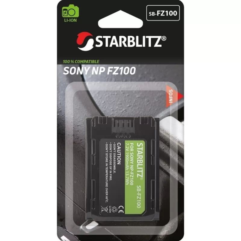 Starblitz Alimentations & Grips | Alimentations & Grips-BATTERIE COMPAT. SONY NP-FZ100 - Panajou