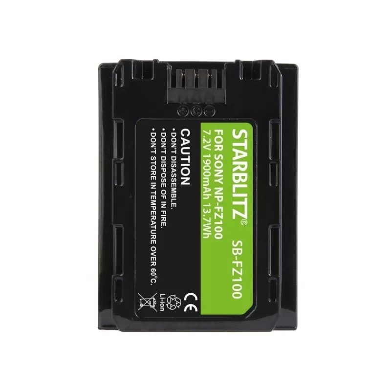 Starblitz Alimentations & Grips | Alimentations & Grips-BATTERIE COMPAT. SONY NP-FZ100 - Panajou