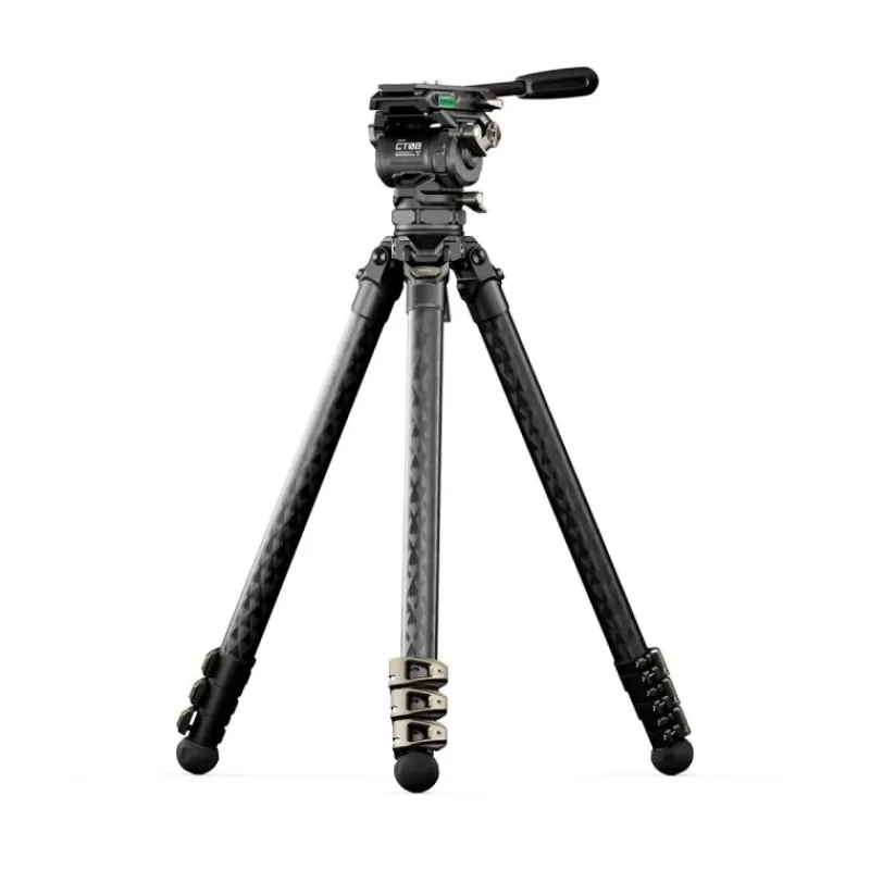 TILTA Trépieds Photo & Vidéo-CT08 Trépied Carbone - Stabilité et Flexibilité Exceptionnelles